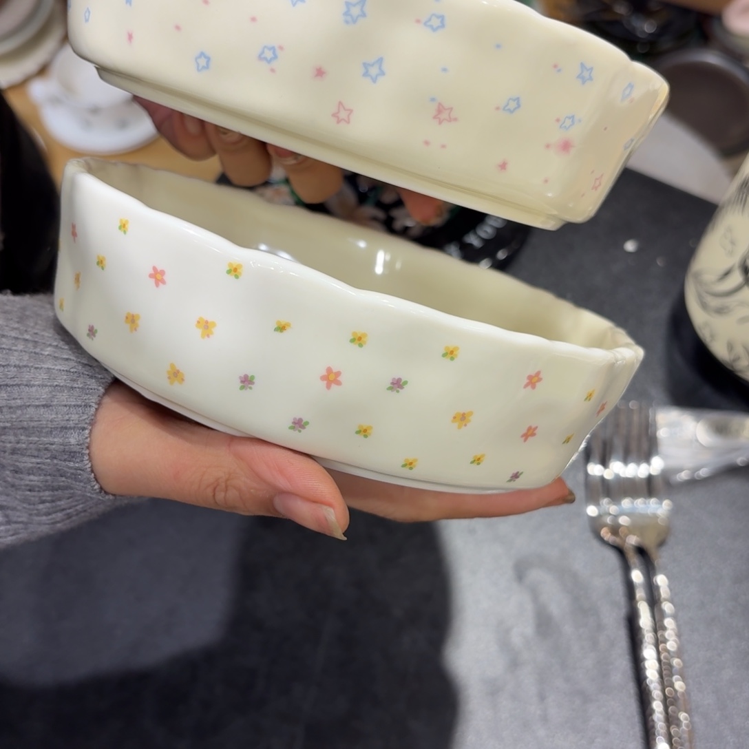 瓷7寸深盘两个两个