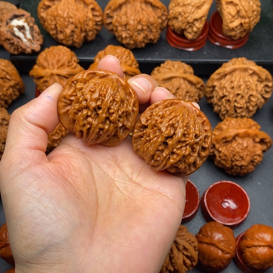 把件文玩核桃40四座楼