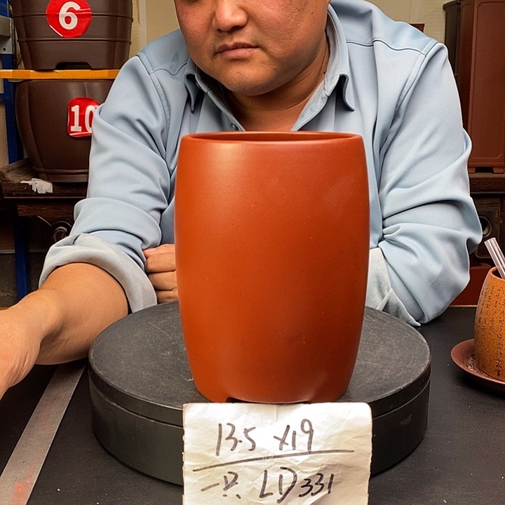 紫砂花盆货号一只LD331