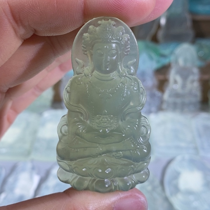 岫玉吊坠未镶嵌吊坠