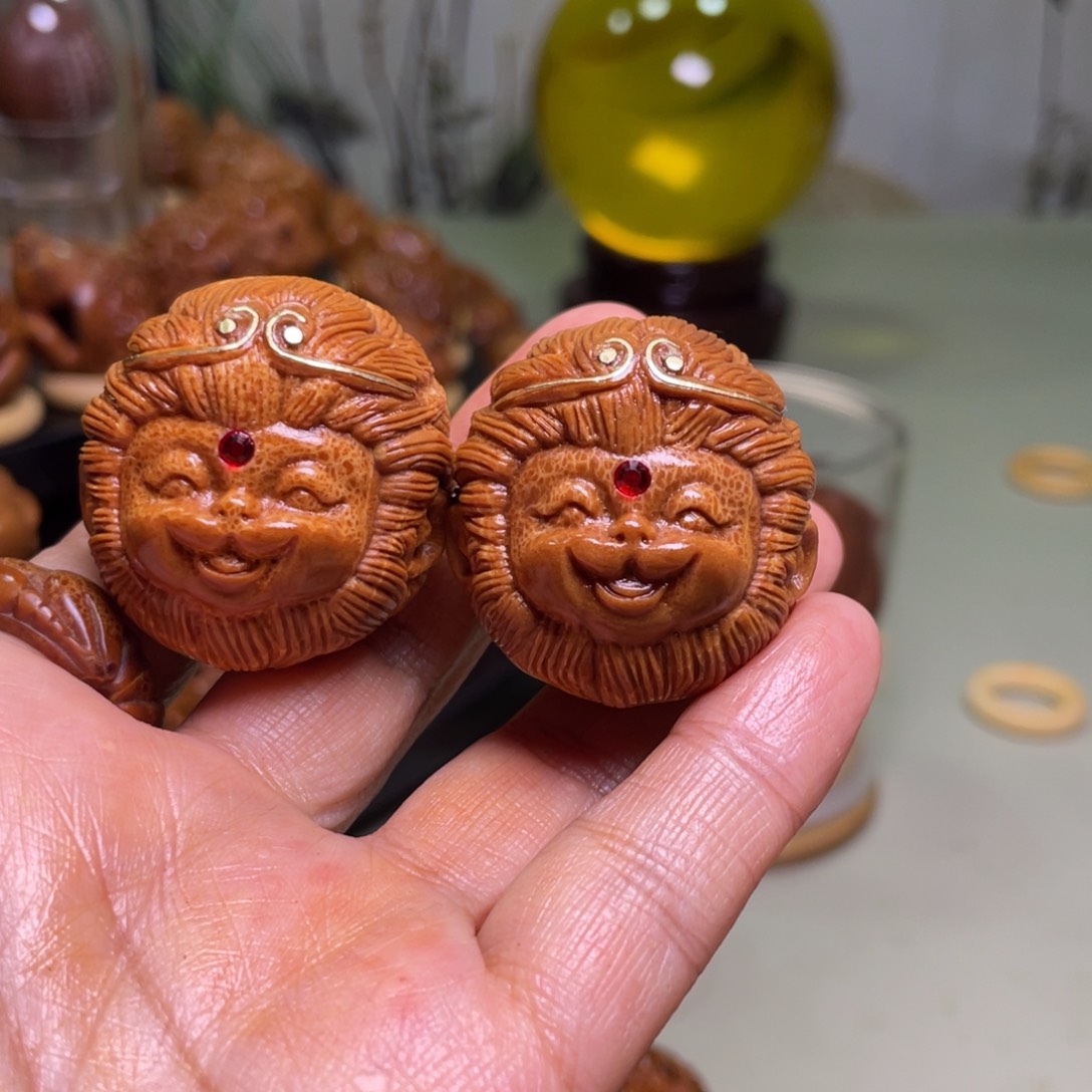 橄榄核手串/手链执*孙小圣一对