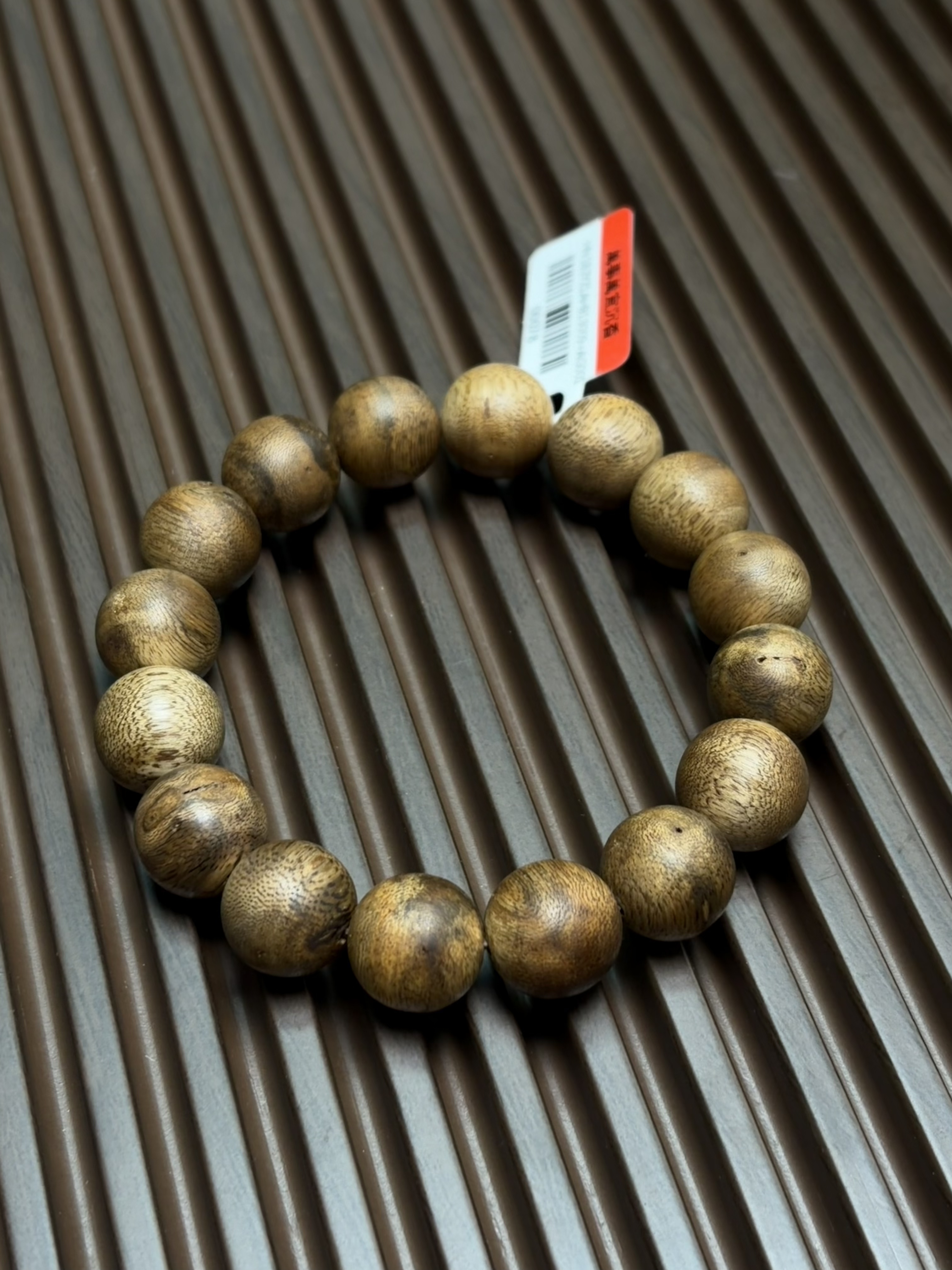 沉香海南白木黑油格 1.3 圆珠单圈 9 克 078