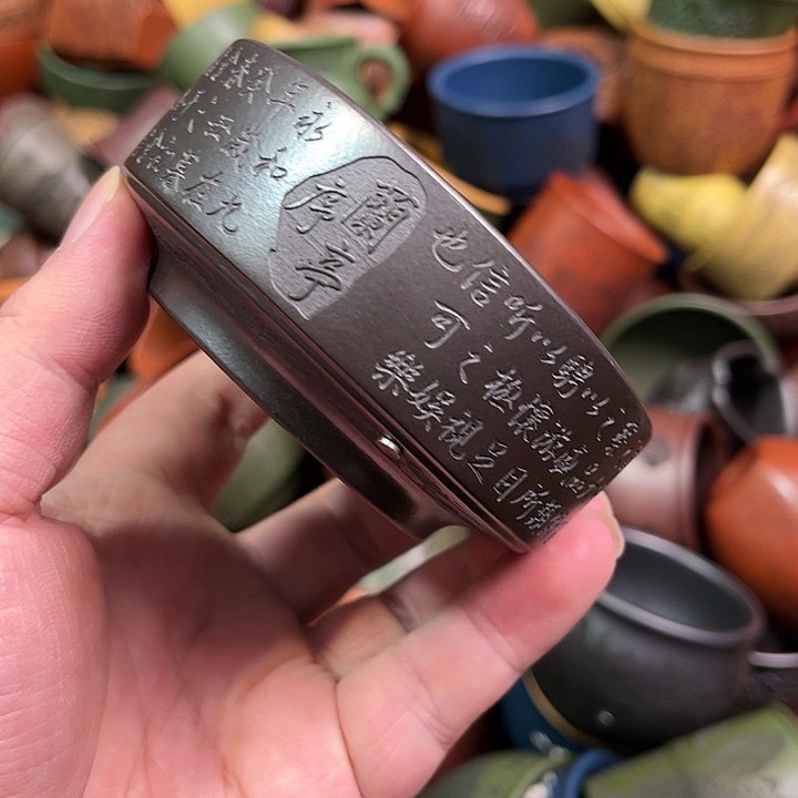 紫砂茶杯全手工紫砂主人杯