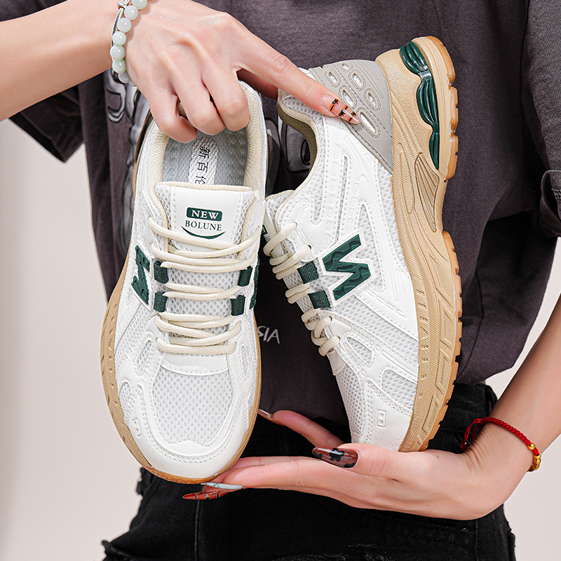 NEW BOLUNE/新百伦2025高端系列舒适百搭女鞋轻便复古跑步鞋
