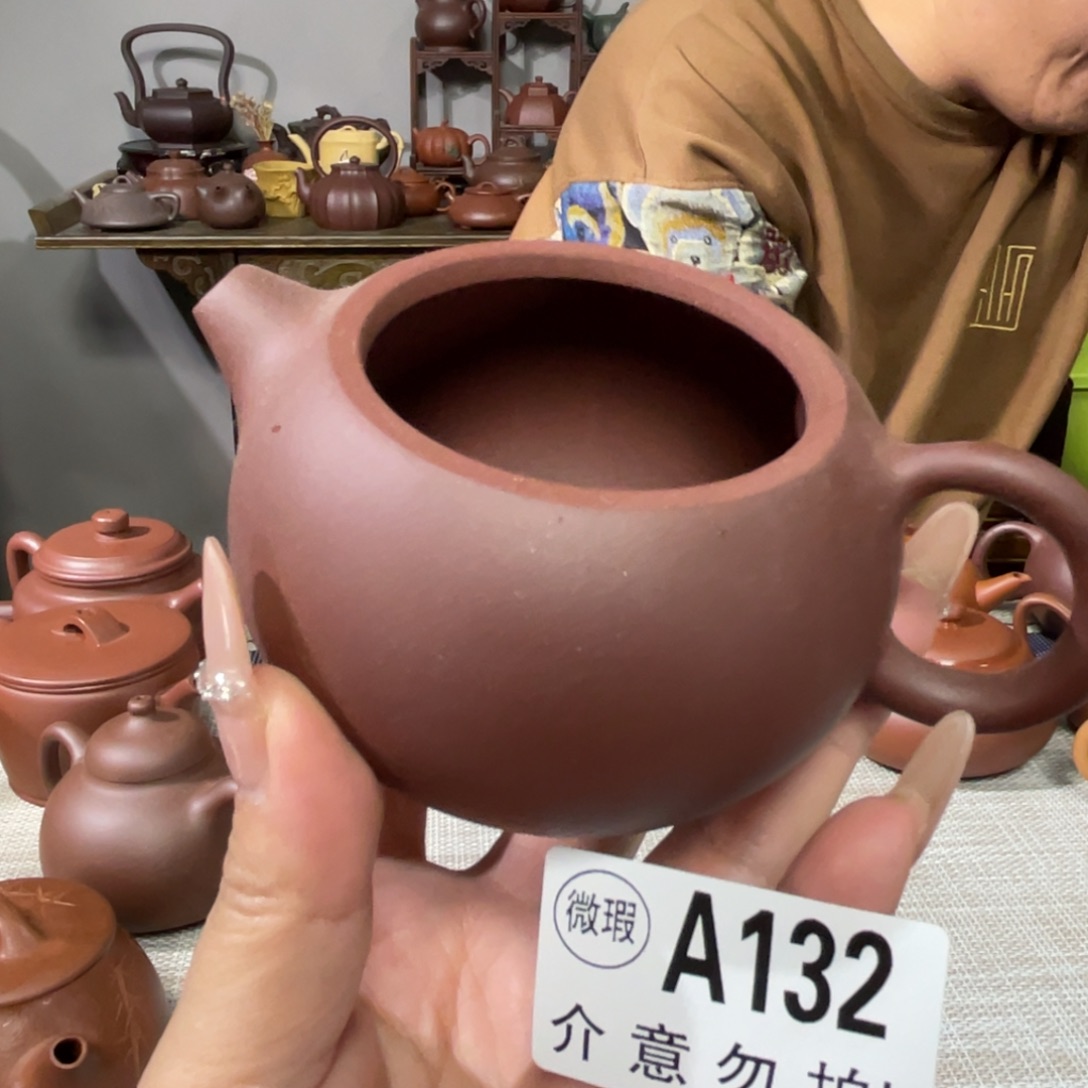 紫砂茶杯宜兴原矿紫砂精品手工