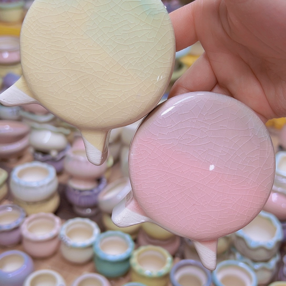 红陶陶瓷花盆当场满12包邮