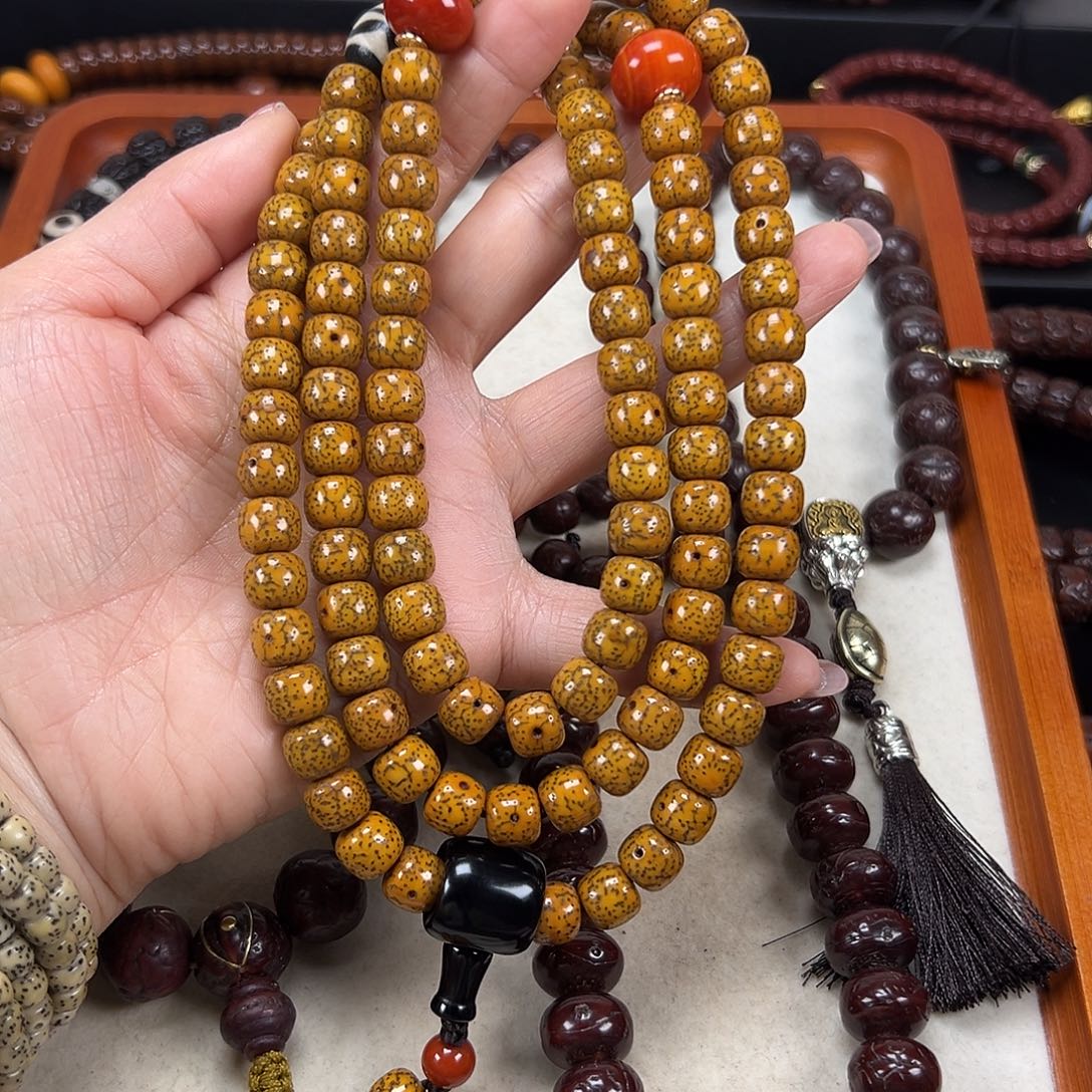 用***5星月菩提吊坠星月菩提子