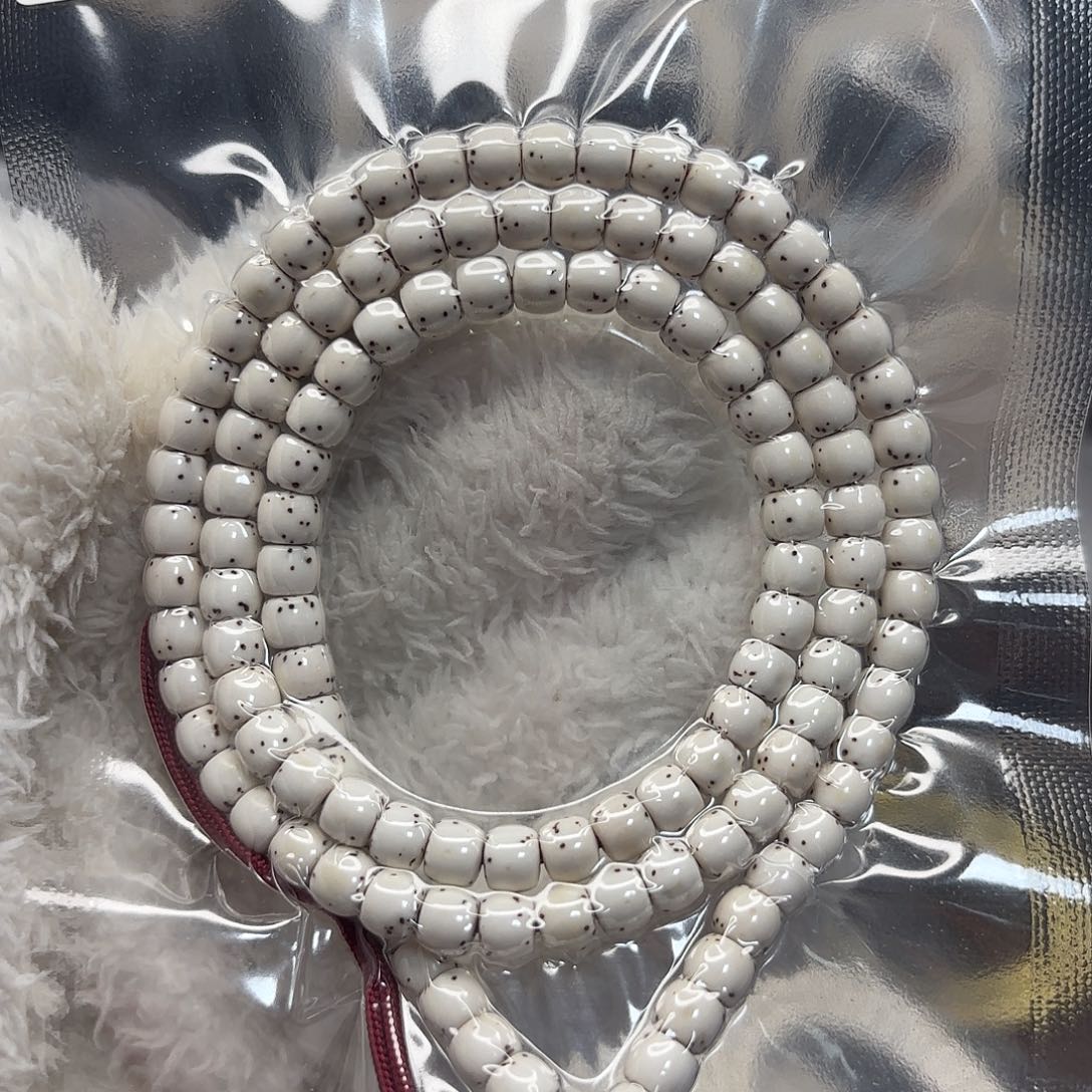 星月菩提吊坠啊*高品质原白直切6*5大留白散星