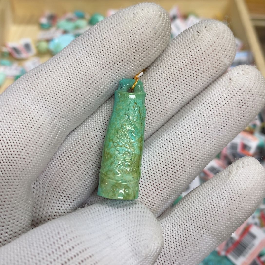 绿松石珠宝奇石未镶嵌