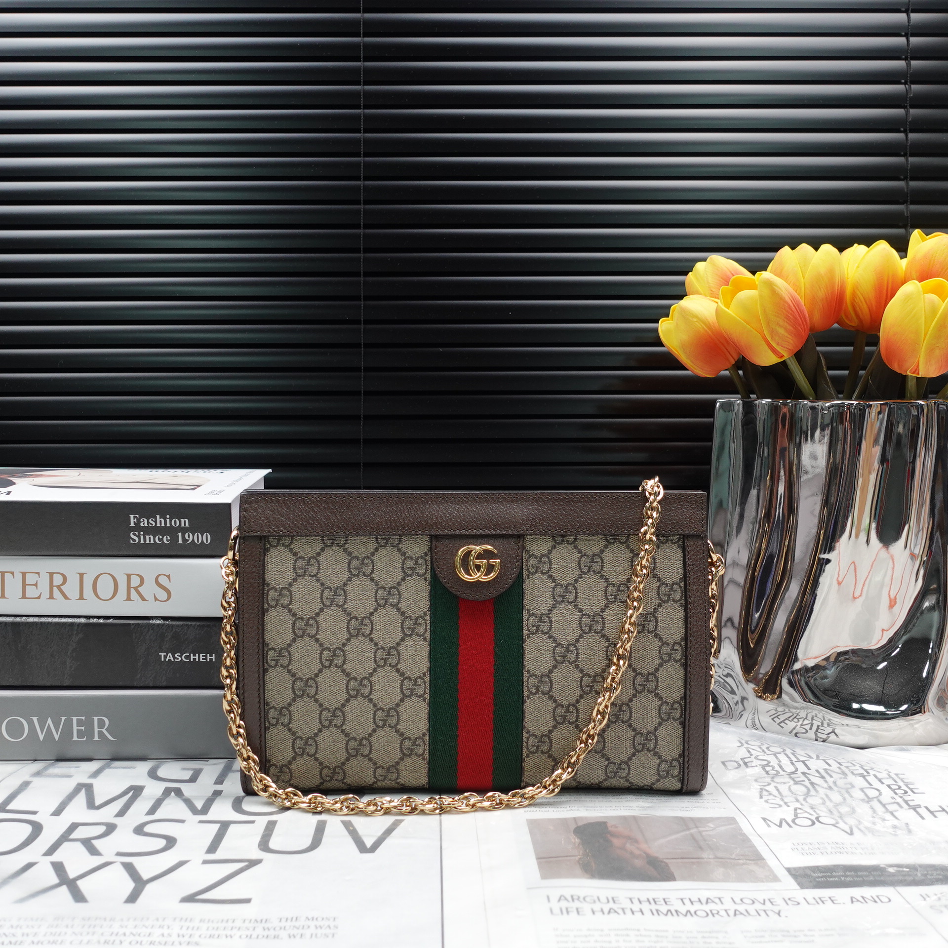 95新 GUCCI/古驰 单肩包/T10217494