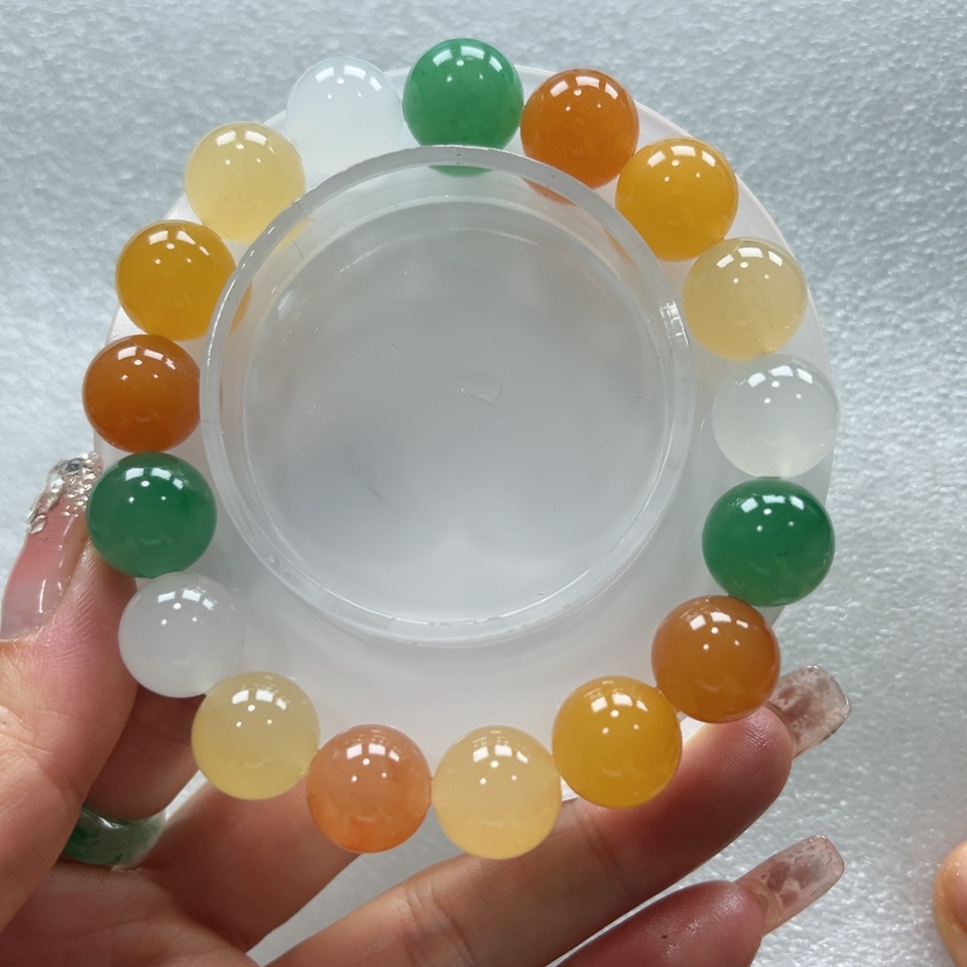 石英质玉手链未镶嵌+昕昕12