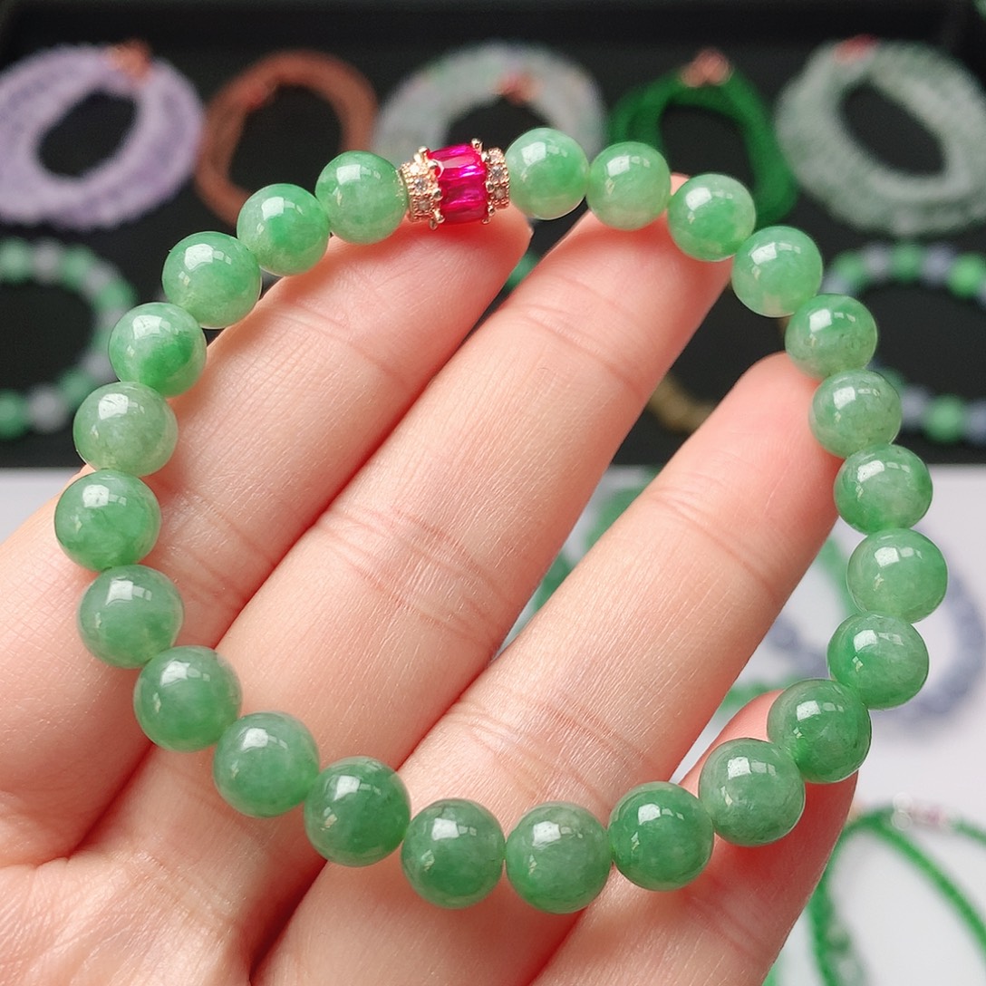 翡翠未镶嵌手链翡翠