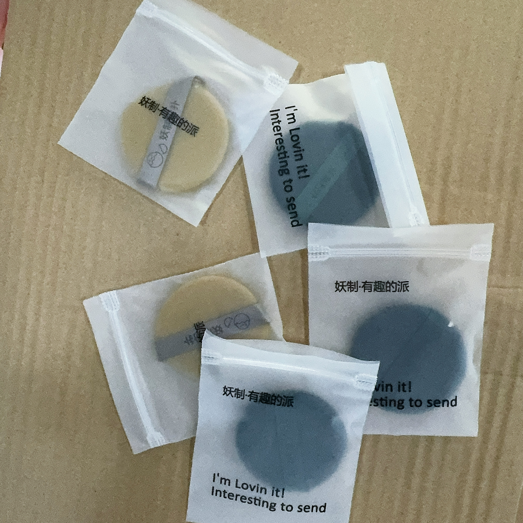 妖制粉扑气垫粉扑干湿两用双面可用