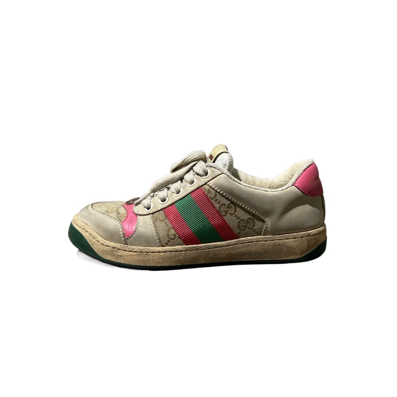 95新 DIOR/迪奥 34.5码 GUCCI/古驰 粉尾脏脏鞋 95新 re9210