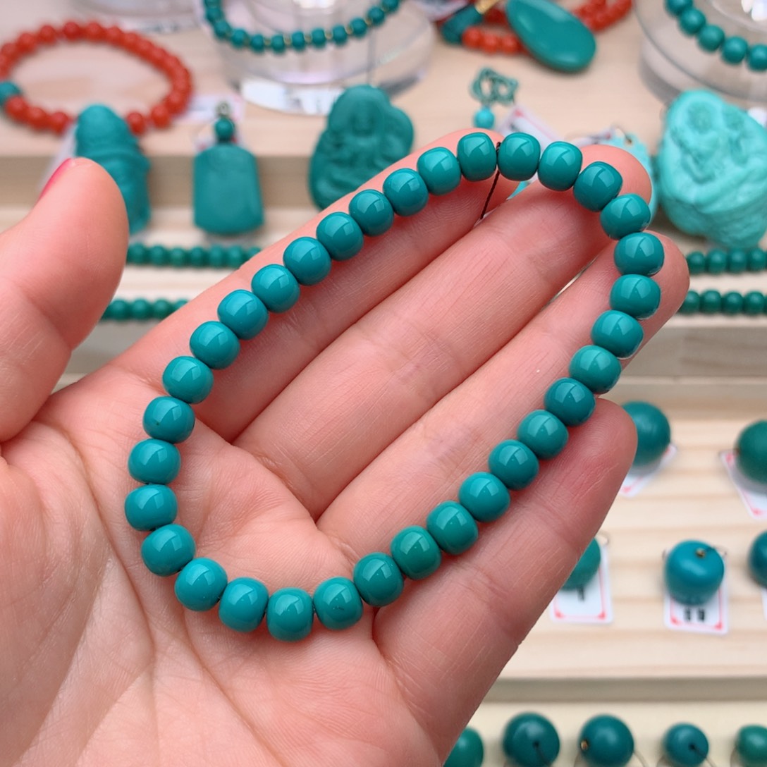 绿松石配饰6.7m m未镶嵌