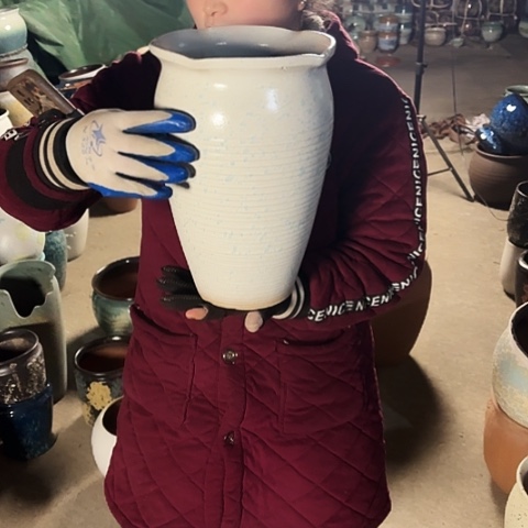 口20高31瑕疵盆子 