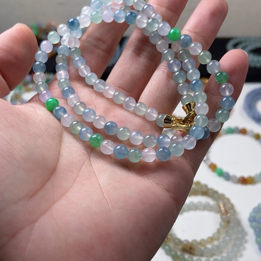 定制翡翠未镶嵌缅甸翡翠a货卡5.7