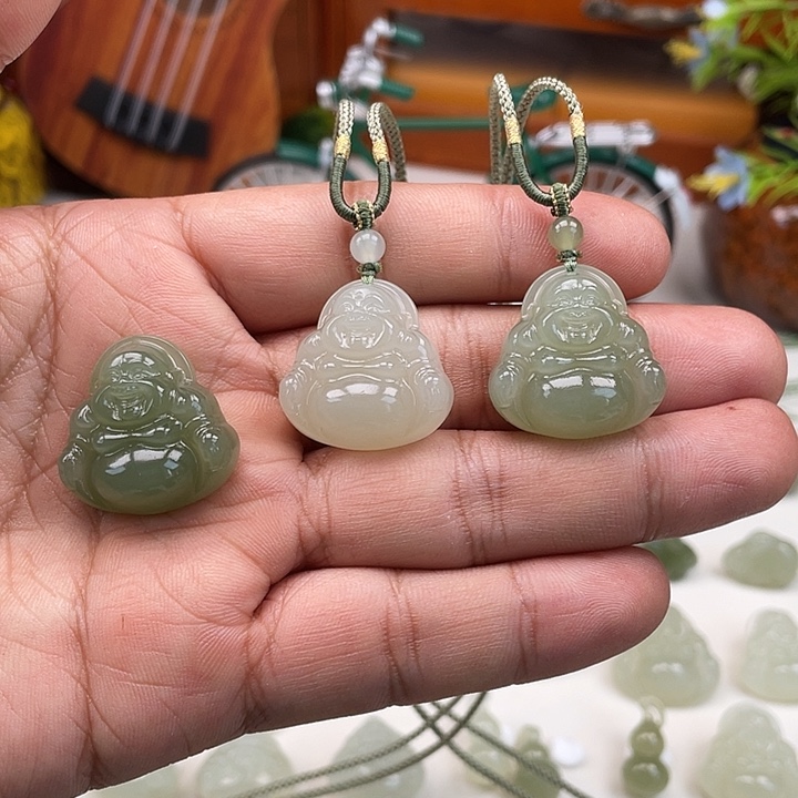 和田玉吊坠(不含链)未镶嵌多样性发一