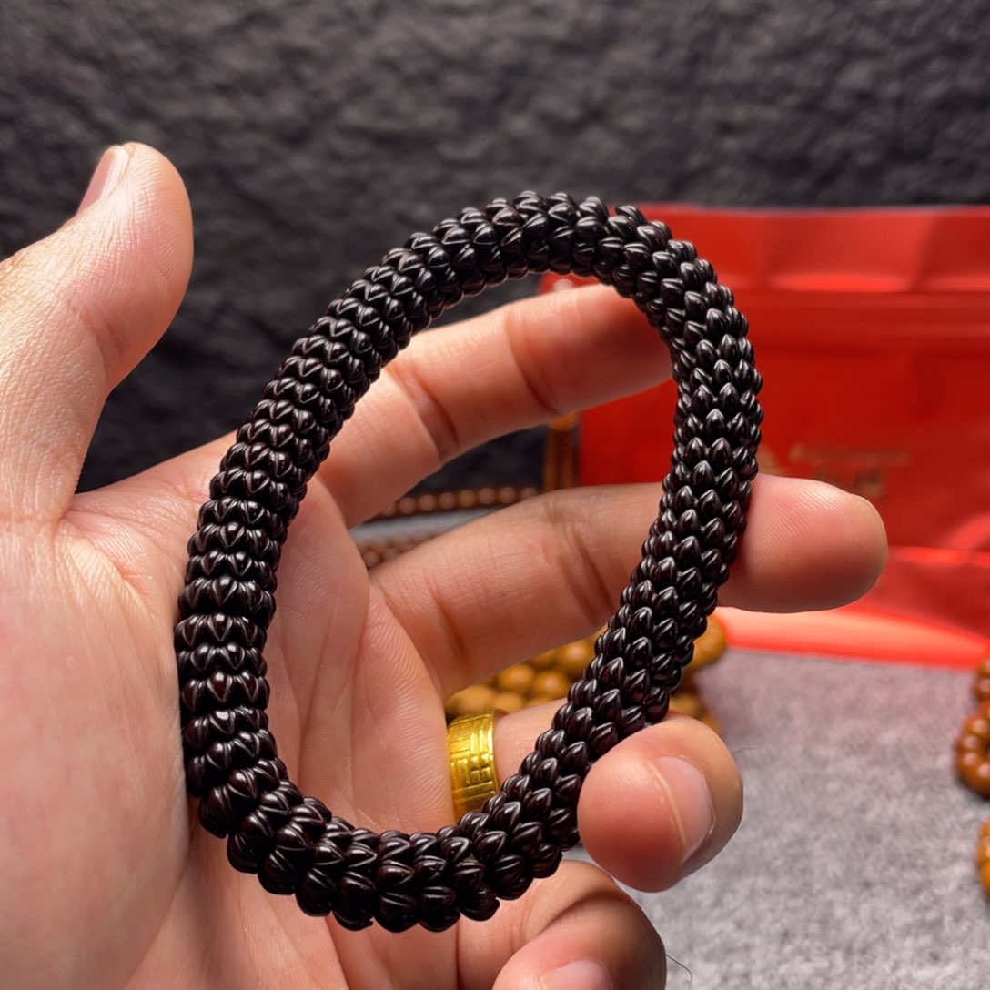 核桃手串/手链莲花