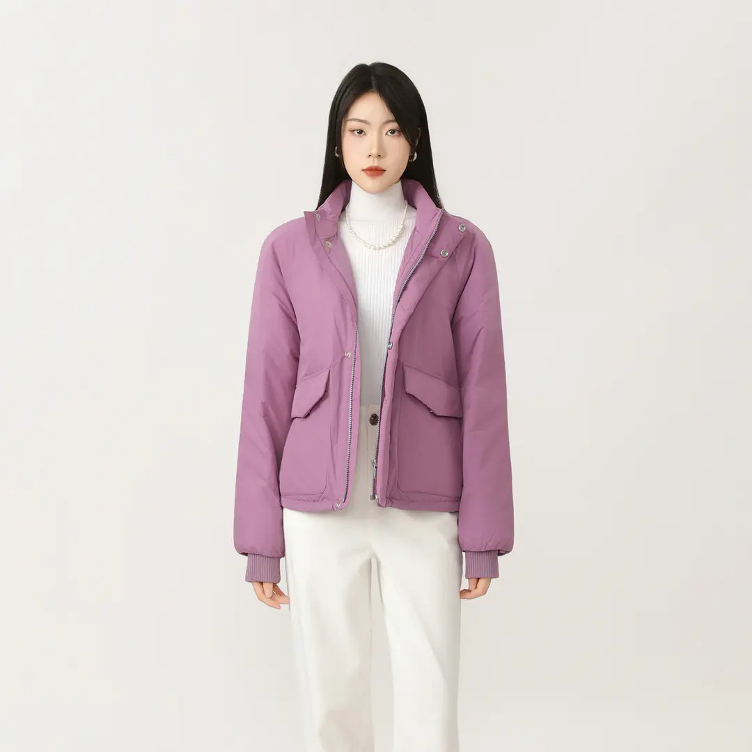AMASS/阿玛施秋冬韩系ins风时尚百搭立领保暖短款棉服外套540051