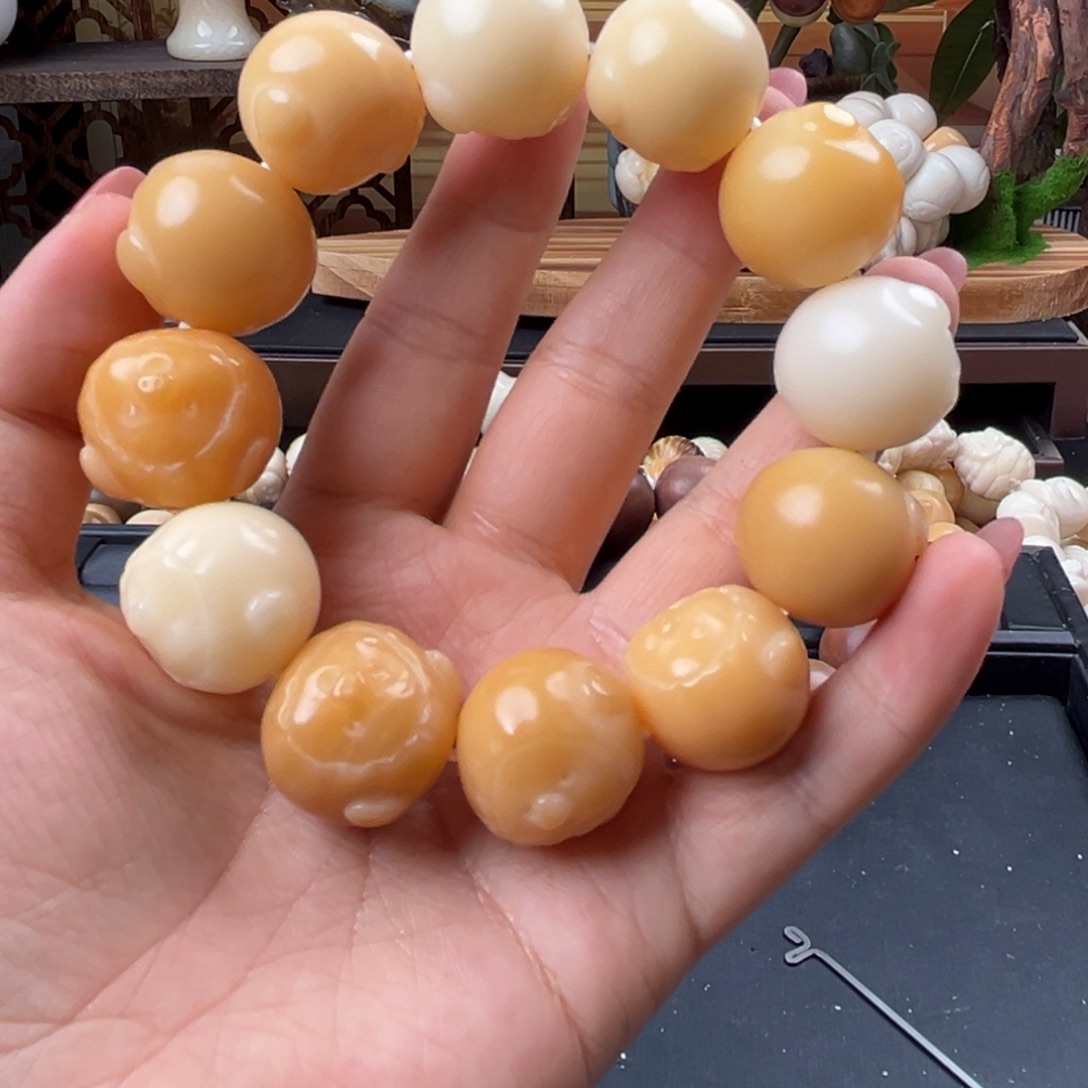 菩提根/象牙果手串卡22围脖猪福利出瑕