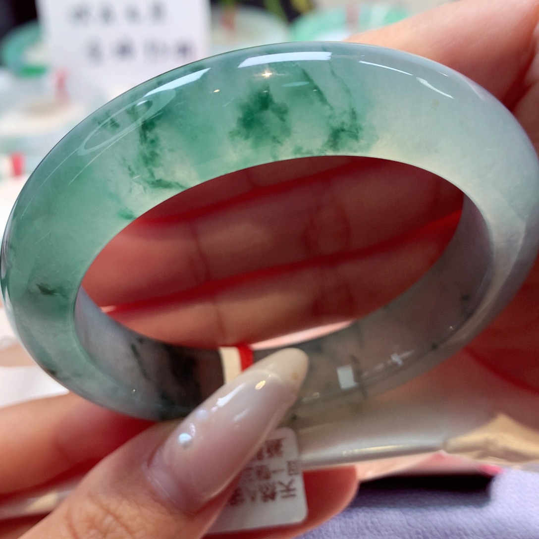 未镶嵌手镯翡翠泥鳅背22号66