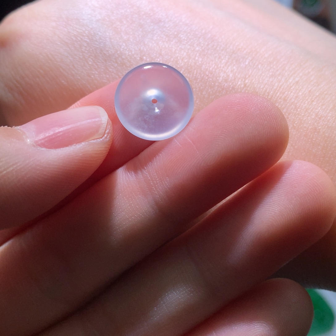 翡翠裸石平安扣翡翠