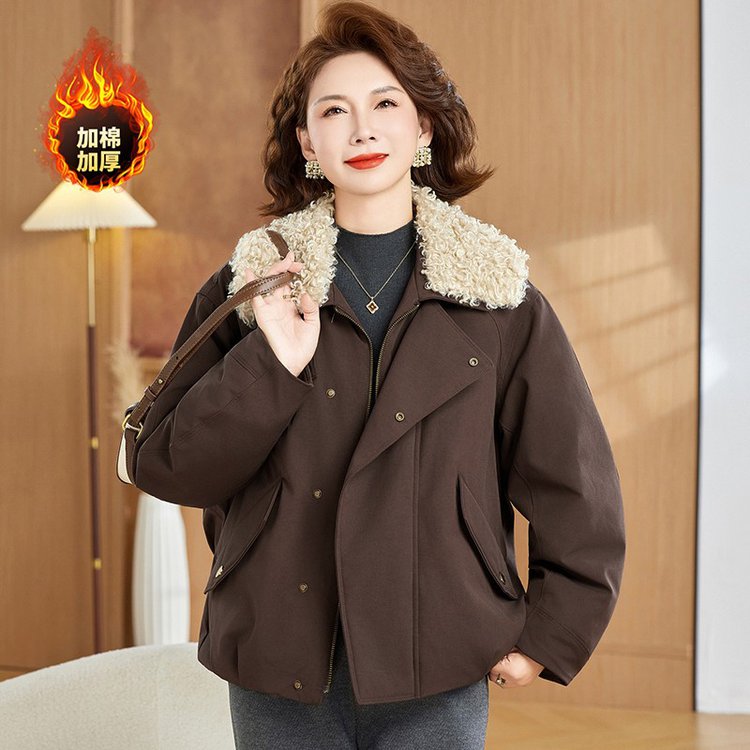 中老年女装棉衣棉服无2025年冬季