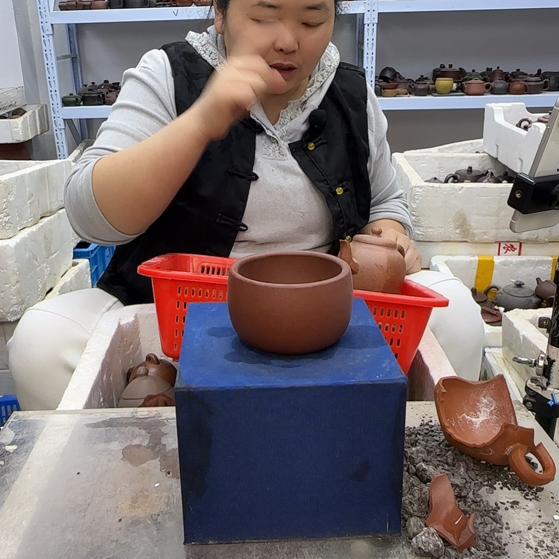 紫砂茶壶宜兴紫砂壶瑕疵处理