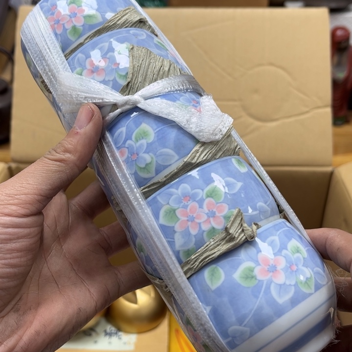 瓷片摆件工艺品瓷器摆件777 