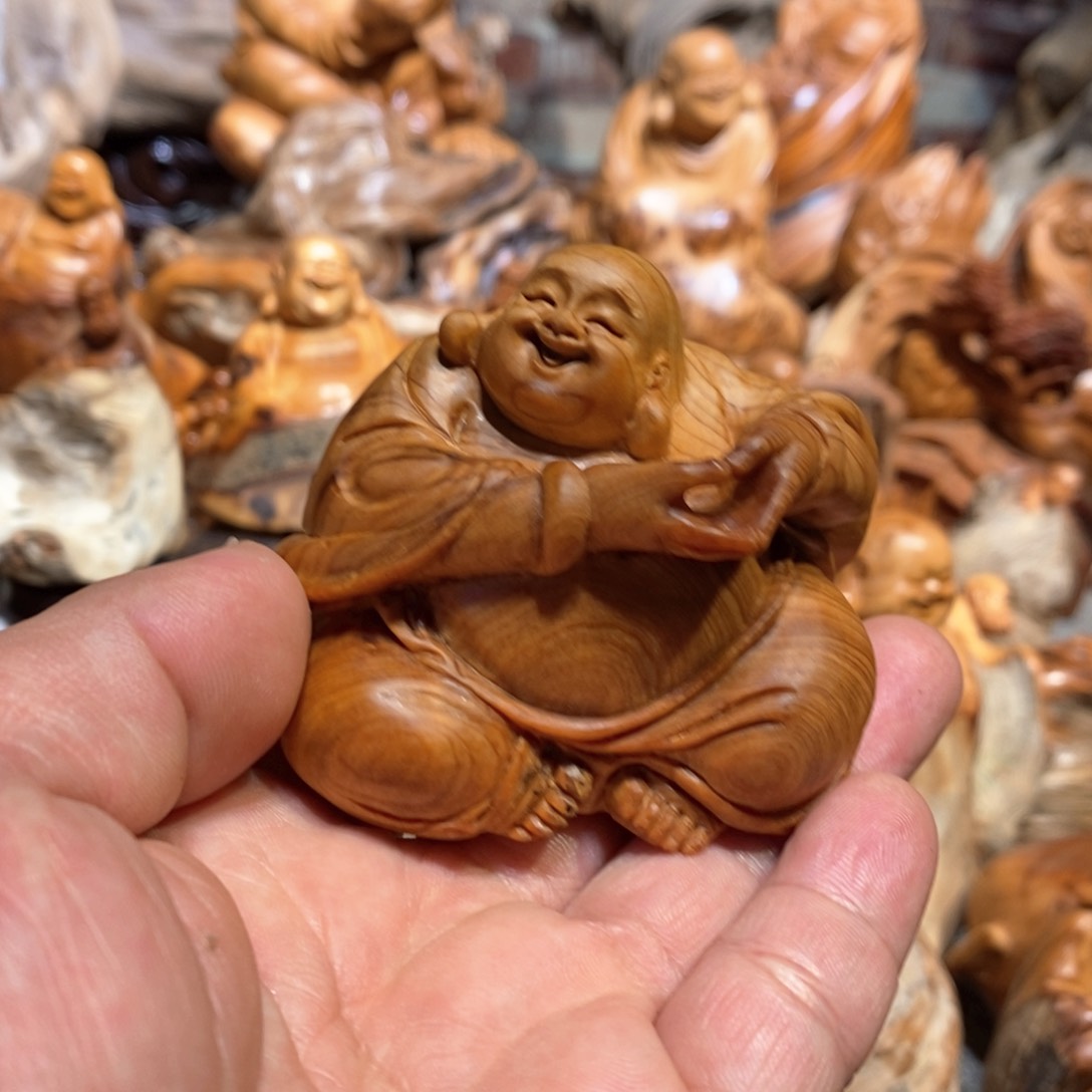 柏木《***》崖柏根雕摆件