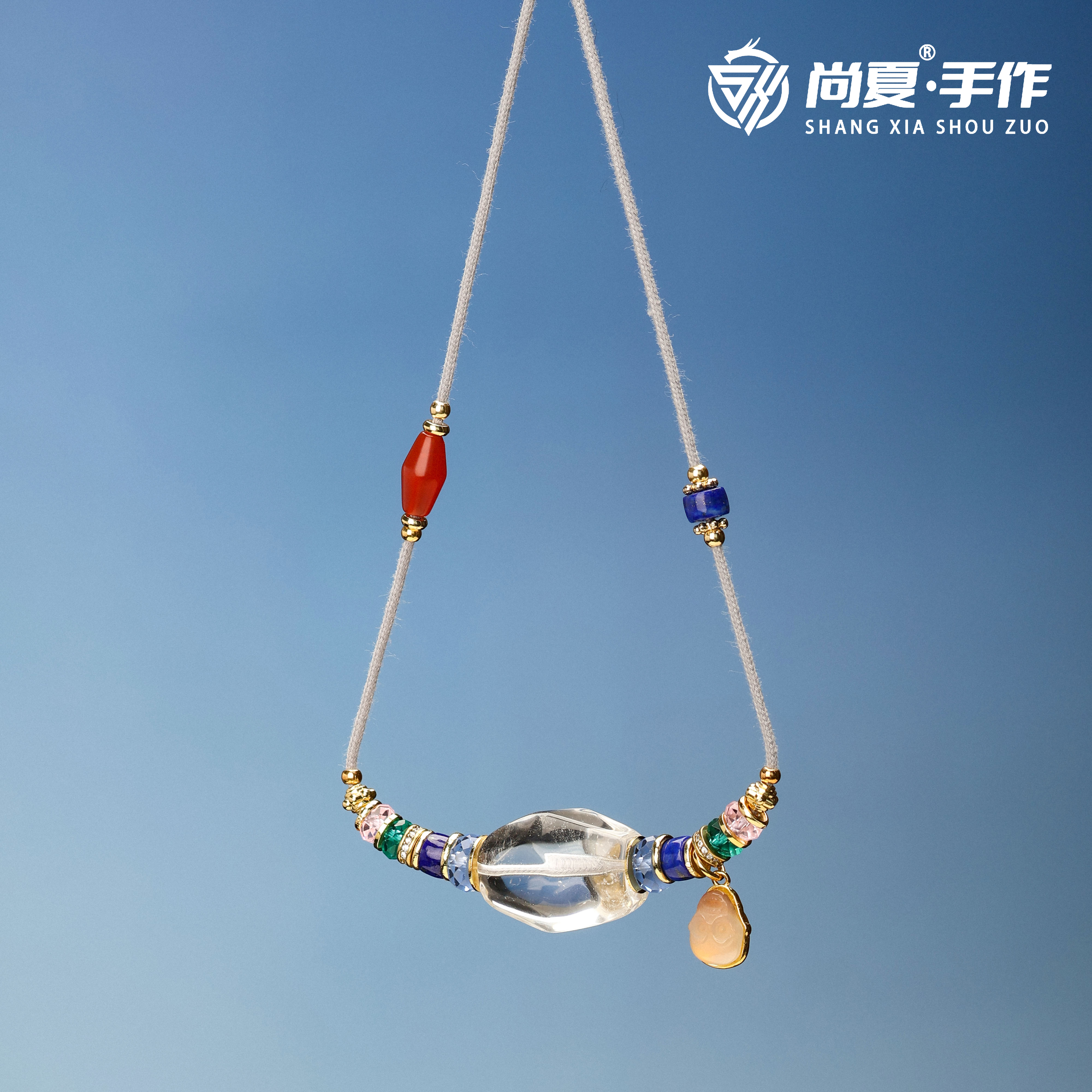 尚夏 铜合金吊坠 【达人专属】精工多宝彩色锁骨链·多样性发其一
