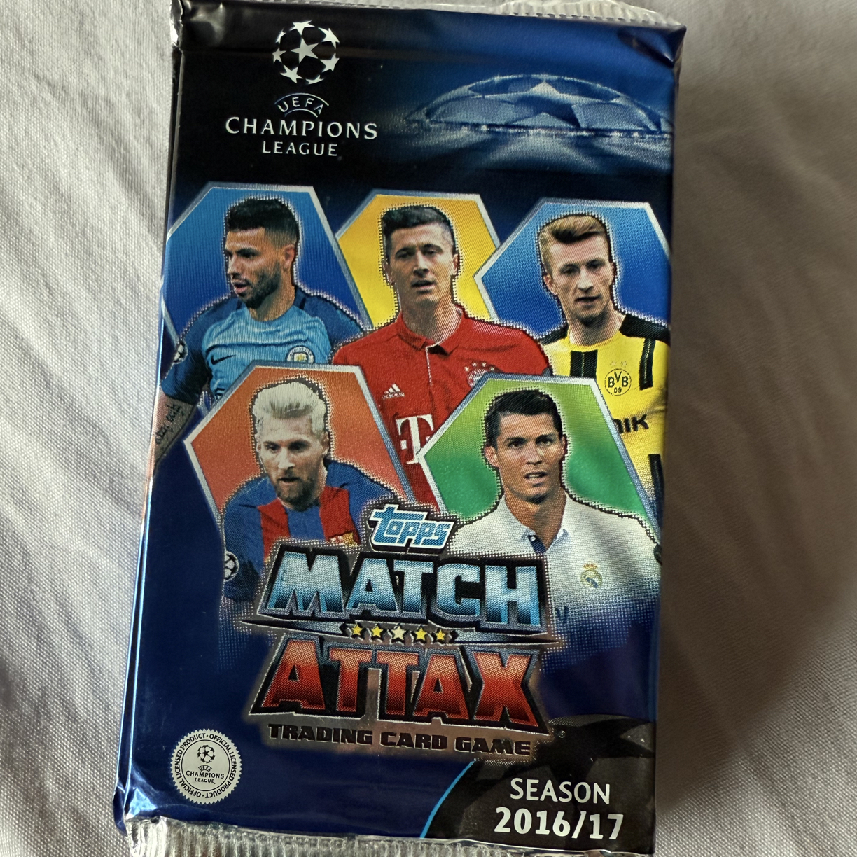 TOPPS 游戏2016/17 欧冠 足球球星卡