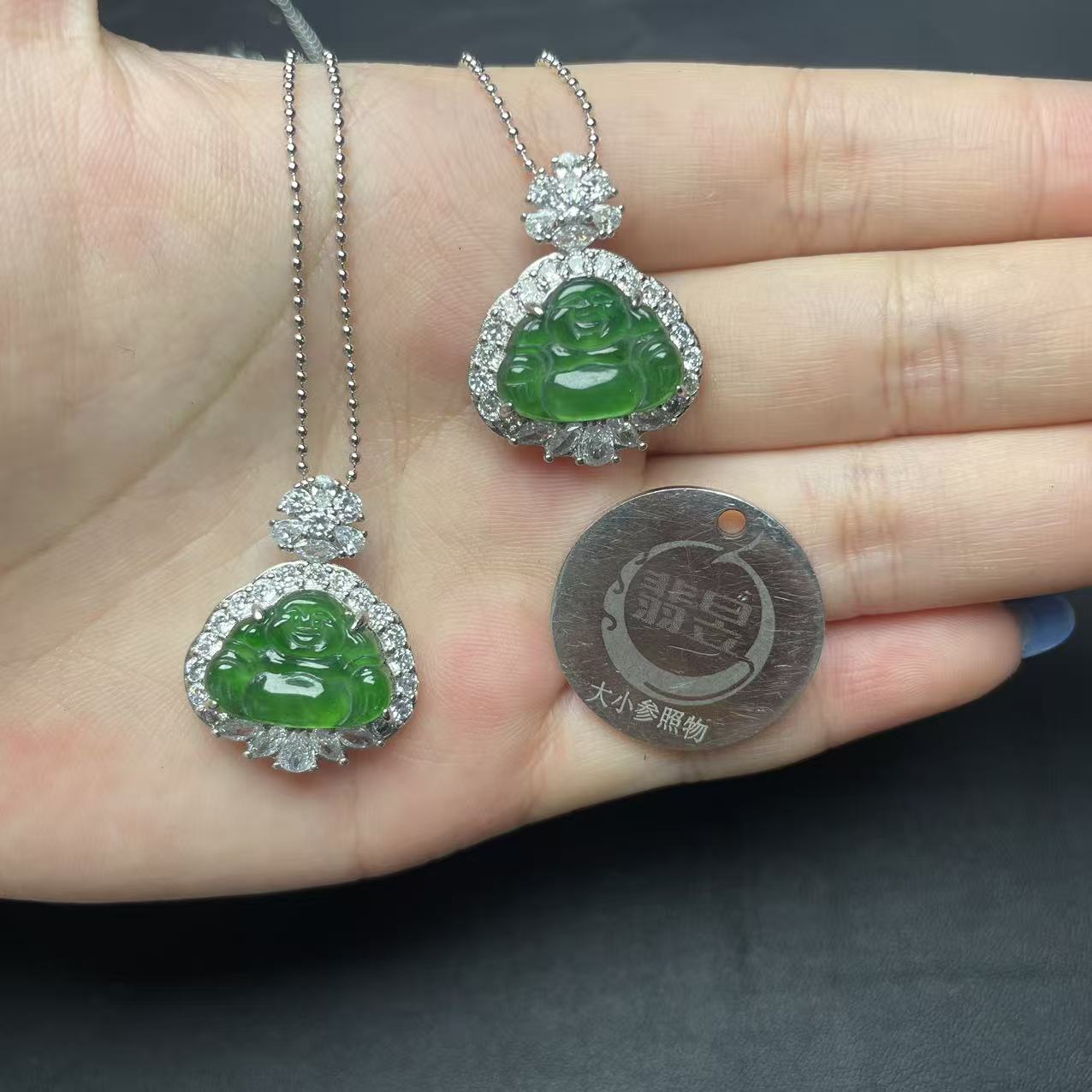 翡昱-N82-66927-天然A货翡翠吊坠-多样性发其一-D