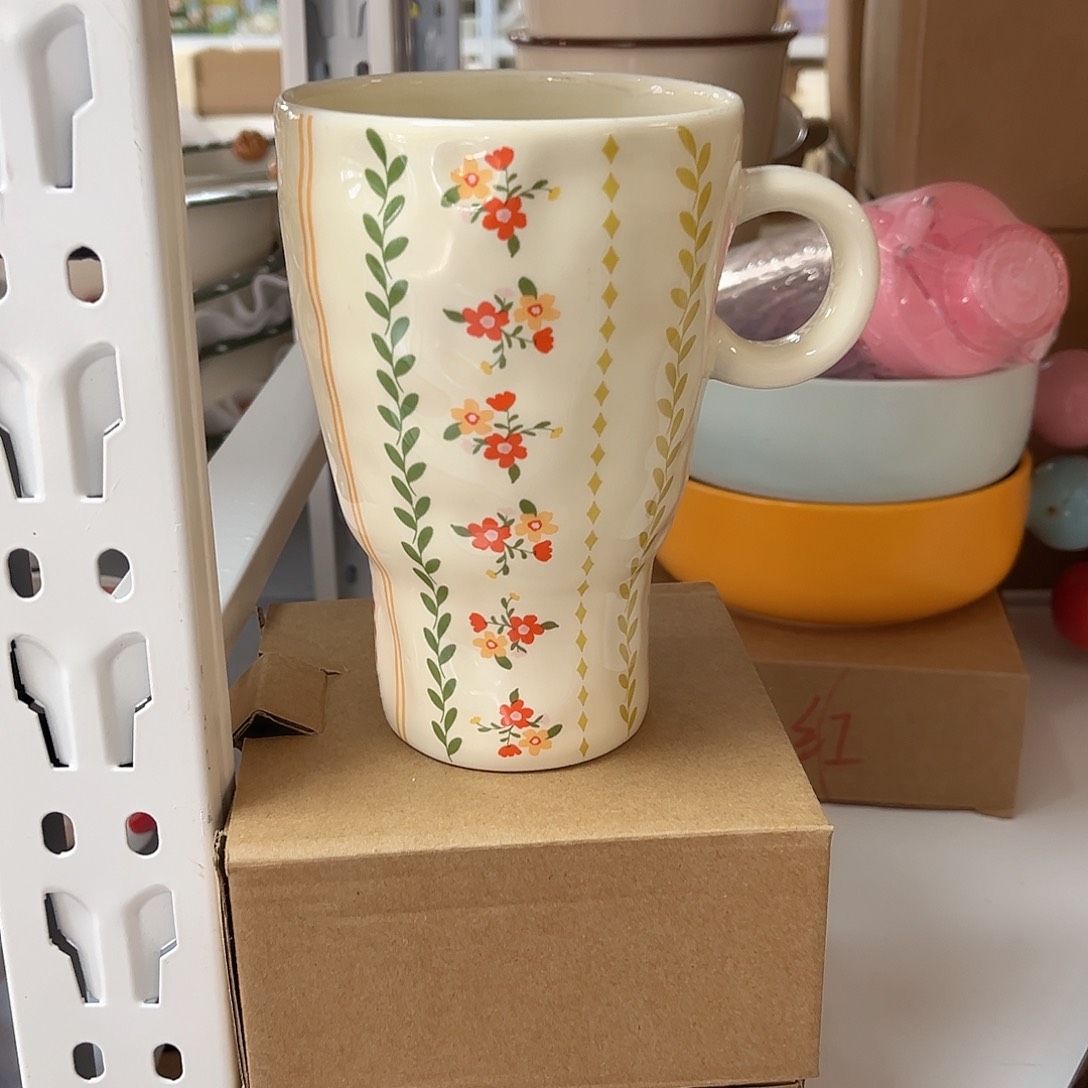 陶瓷马克杯480毫升陶瓷餐具系列杯子