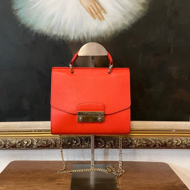 95新 FURLA/芙拉 芙拉单肩包/006807/尺寸20*17