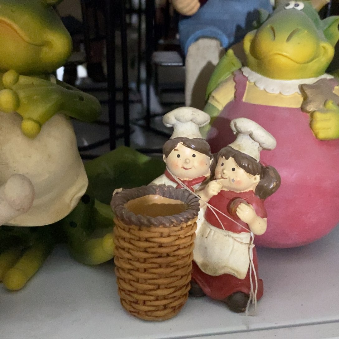 默认微瑕 陶瓷树脂摆件