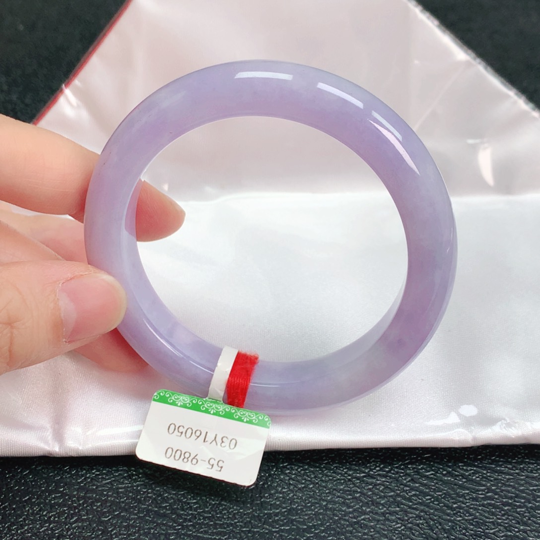 翡翠手镯未镶嵌55正