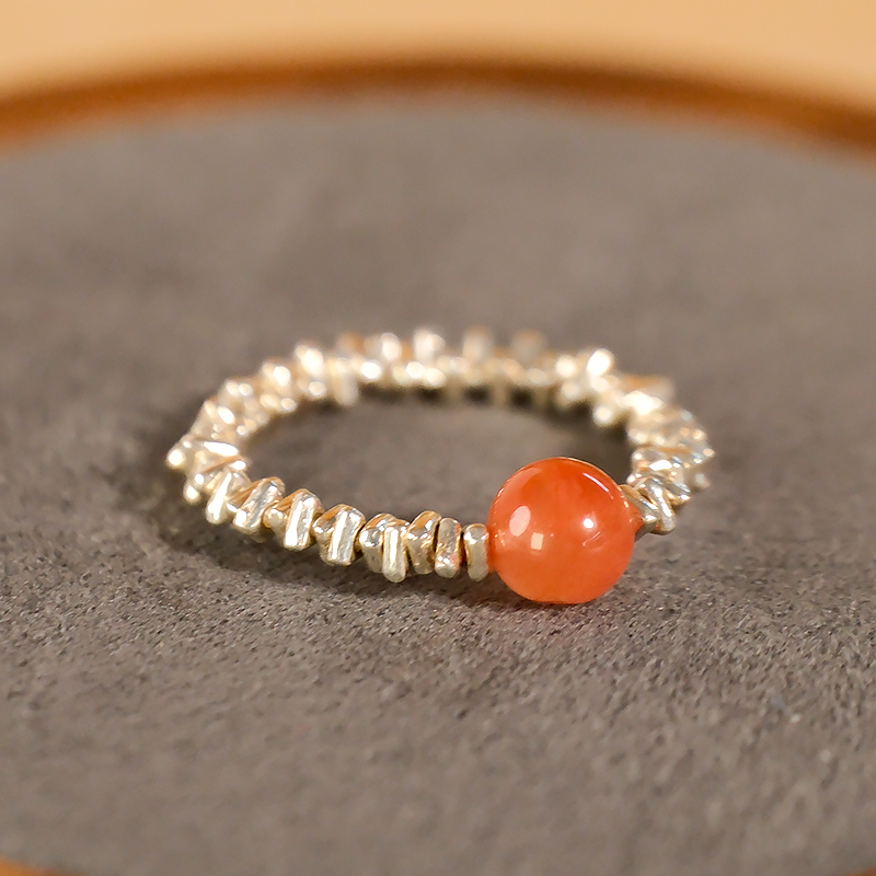 小众南红戒指多样性发一-3061