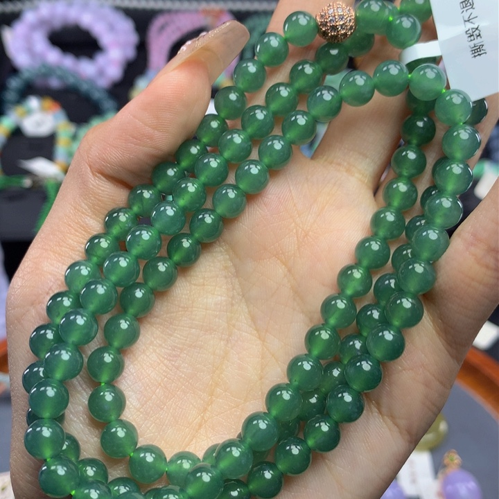 翡翠手链未镶嵌翡翠