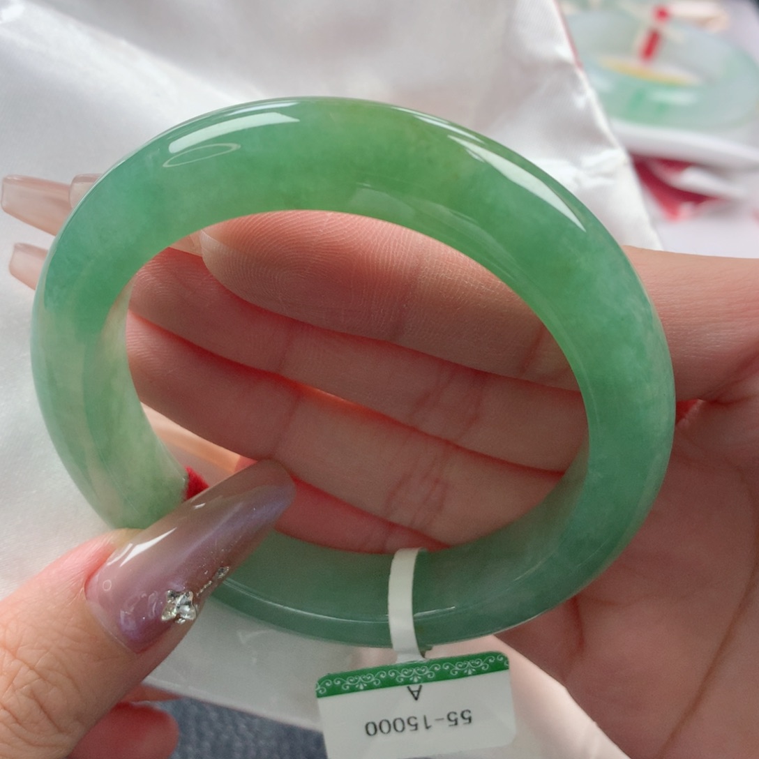 未镶嵌手镯翡翠缅甸天然翡翠A货55.8