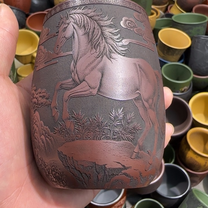 茶杯紫砂全手工制作工艺
