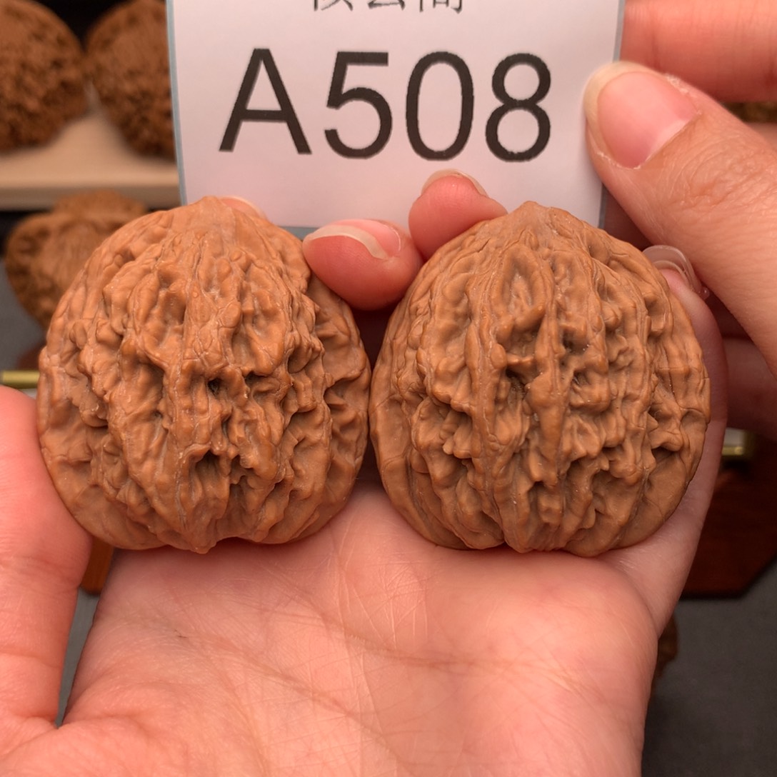 文玩核桃把件43+全品原桩麦虎