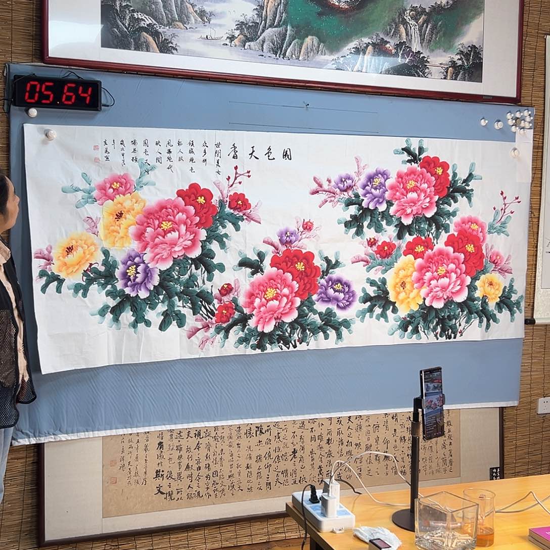 国画564 花鸟和蝴蝶都会成为我们心中