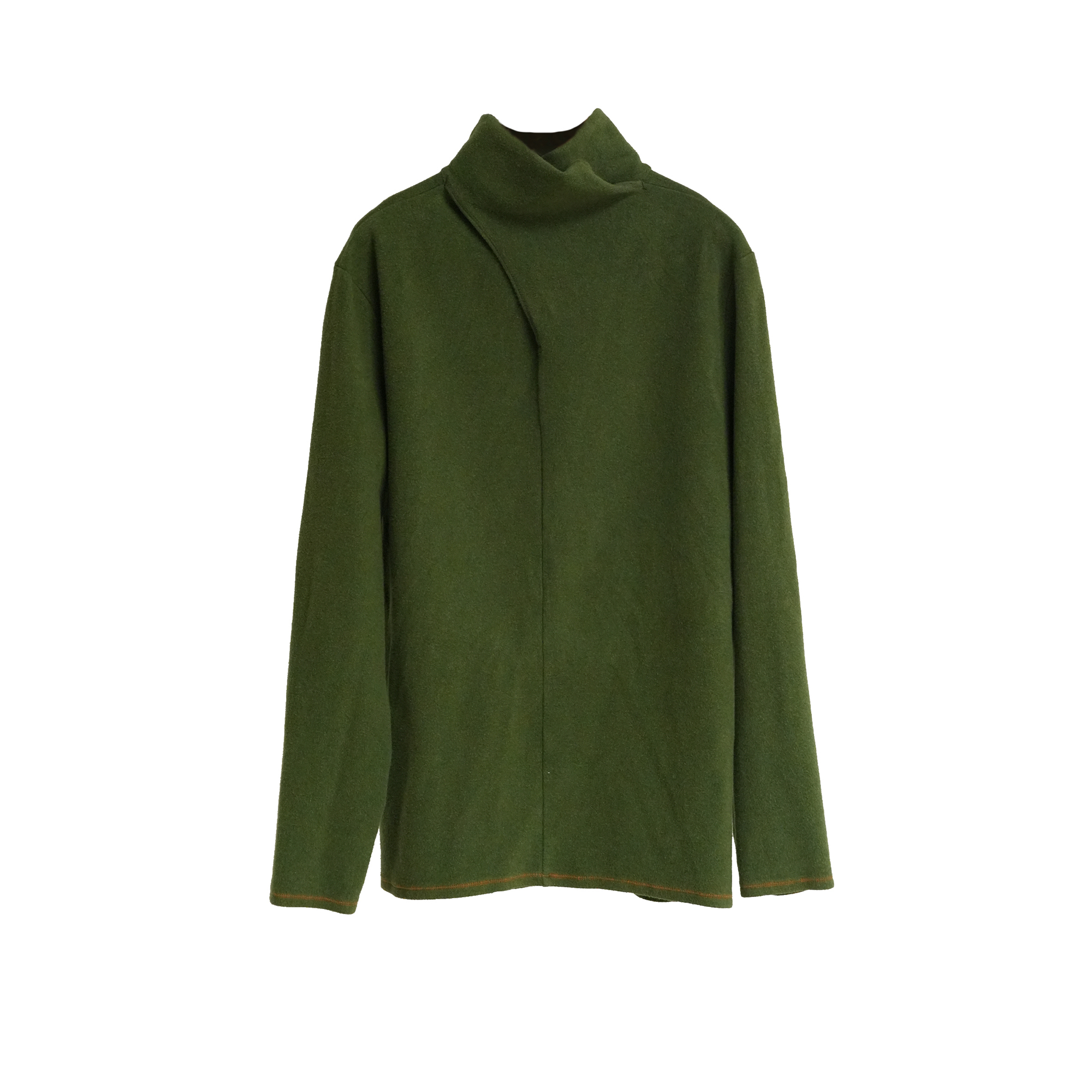 几见 原创设计冬季羊毛混纺打底衫柔软高领毛衣复古风百搭W54307