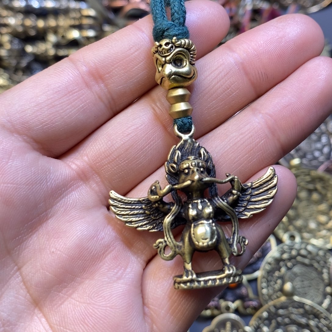 藏式大鹏鸟搭配挂件