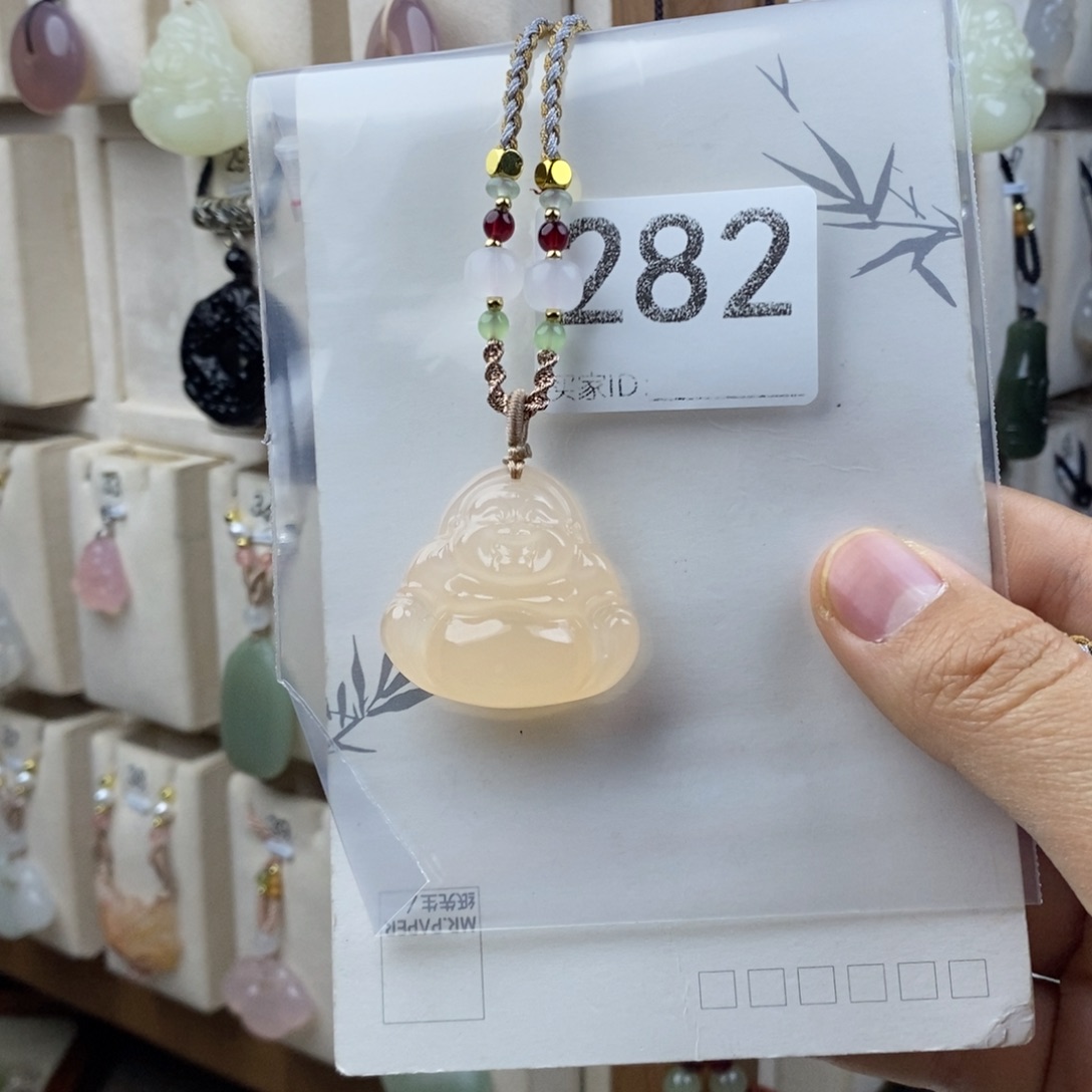 玛瑙/玉髓合金颈饰