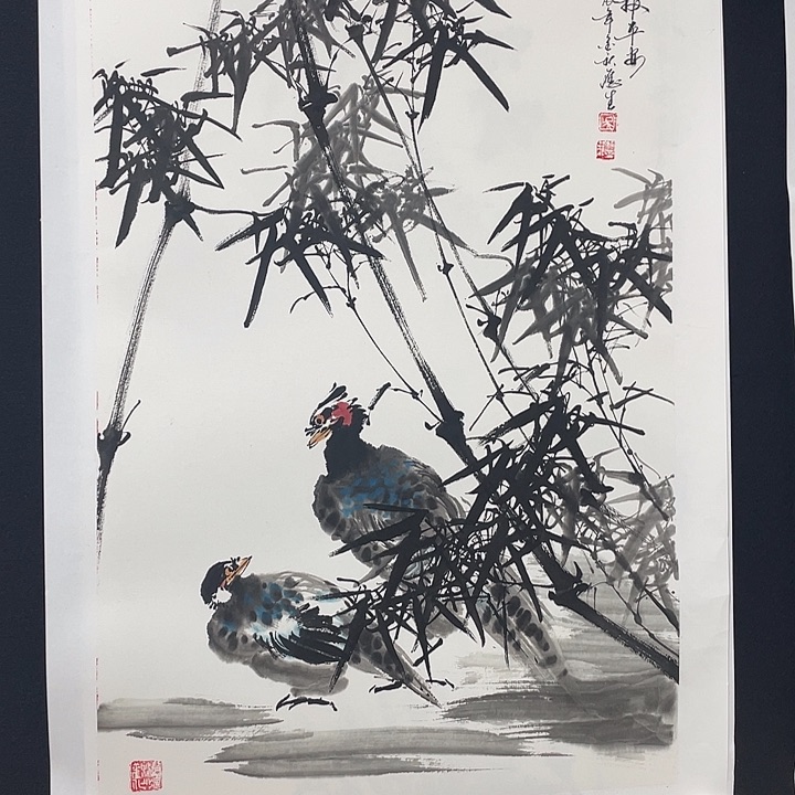 国画老师手绘作品