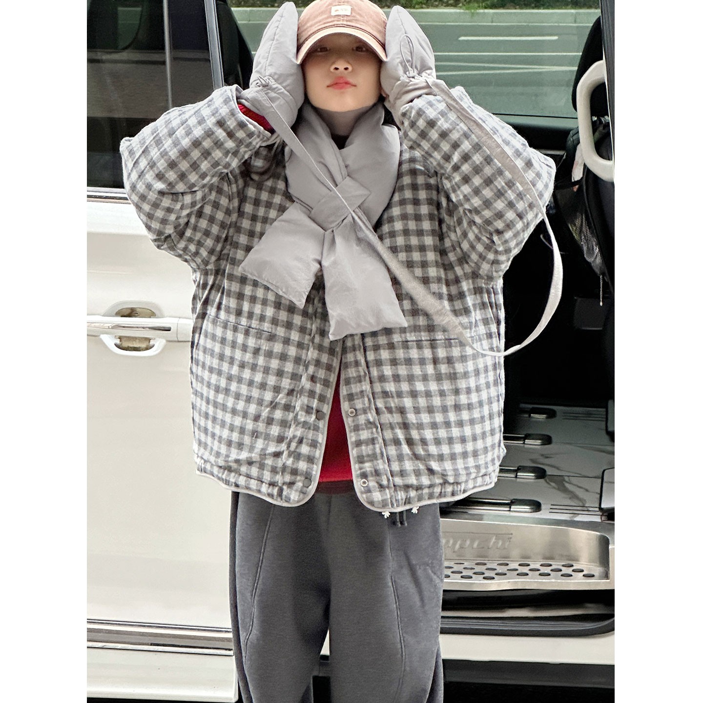 K30184孙小美高端90白鸭绒女童双面穿羽绒服冬装新款儿童加厚外套