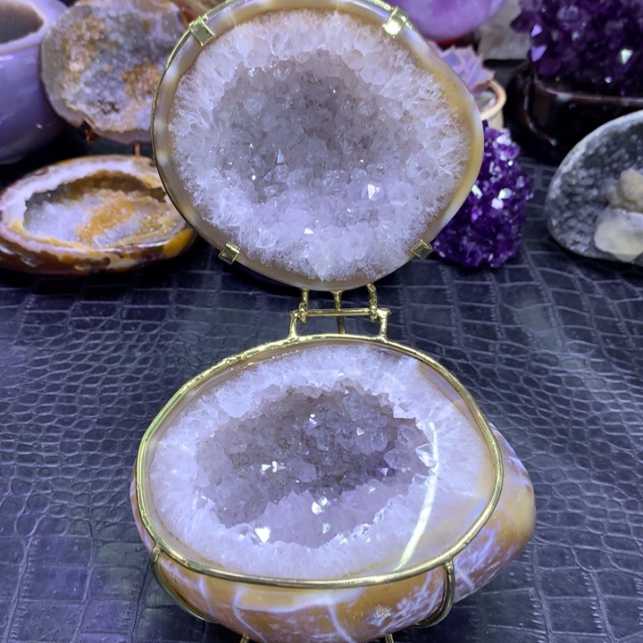 福利白晶花盆未镶嵌水晶